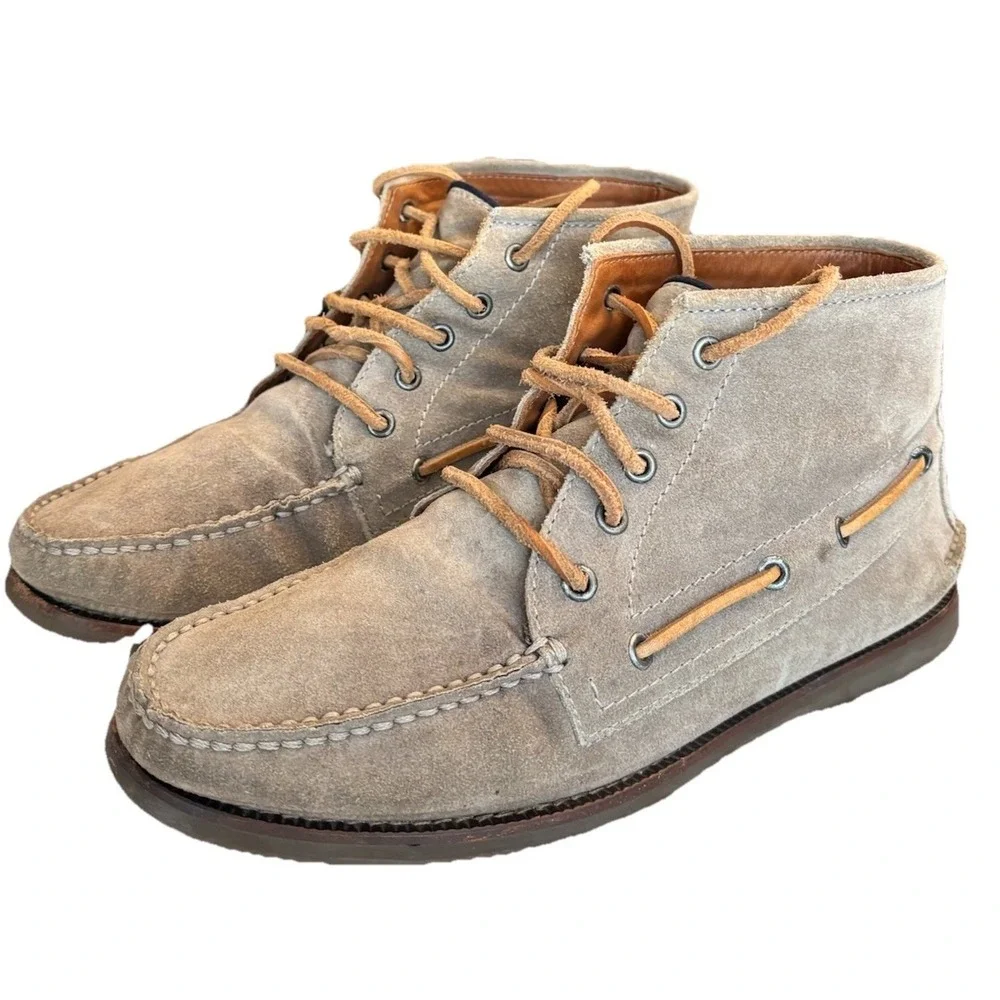 Mens Size 9 Tan Brunello Cucinelli Suede Chukka Boots Ankle Boots Italy Designer